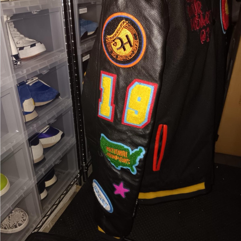 Nwot Wool/Leather Varsity Jacket - image 5